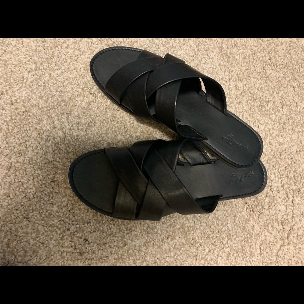 Black sandals